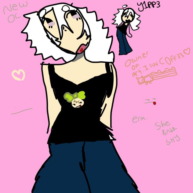 My new oc🤍❤️