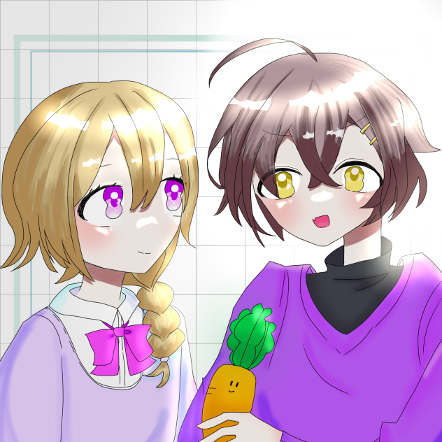 光り輝くアホ毛