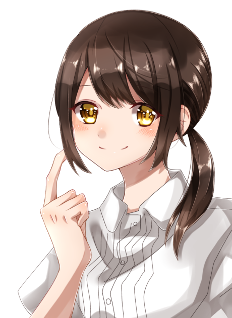 照れてる女の子