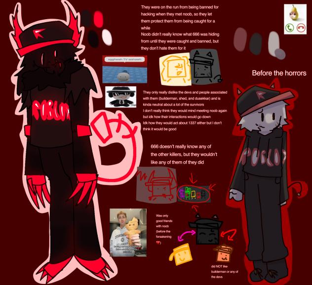 Goofy forsaken g666 designs and hcs yay