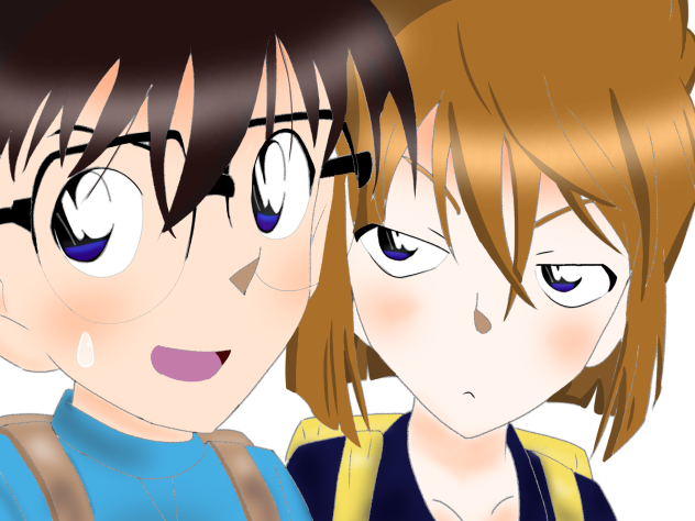 コナンくんと哀ちゃん