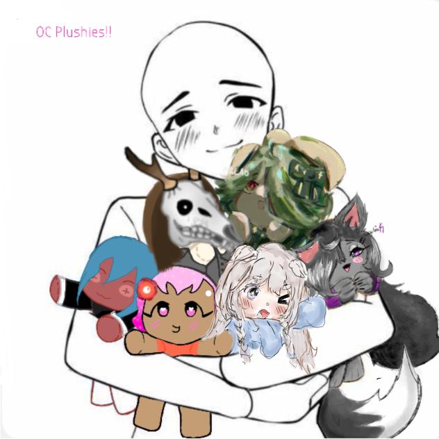 Plush collab x my OC 🧸🫐🪼 - ibisPaint