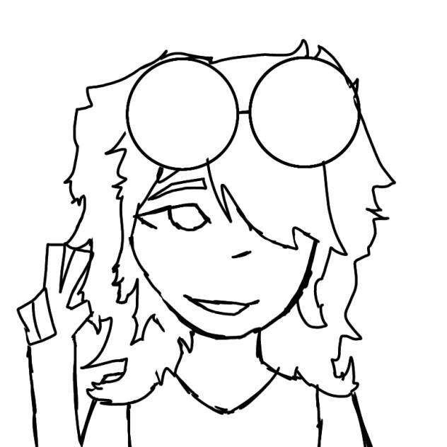 fanart of cosmo (elliotwashere) lineart
