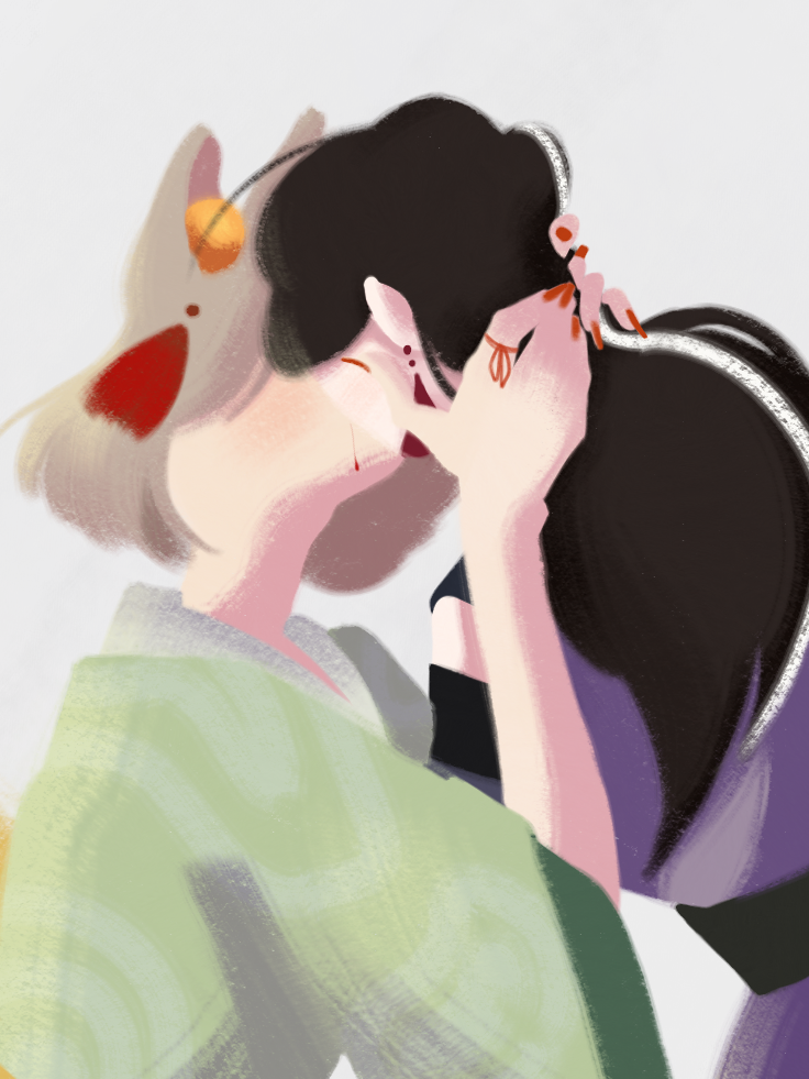 two lovers - ibisPaint