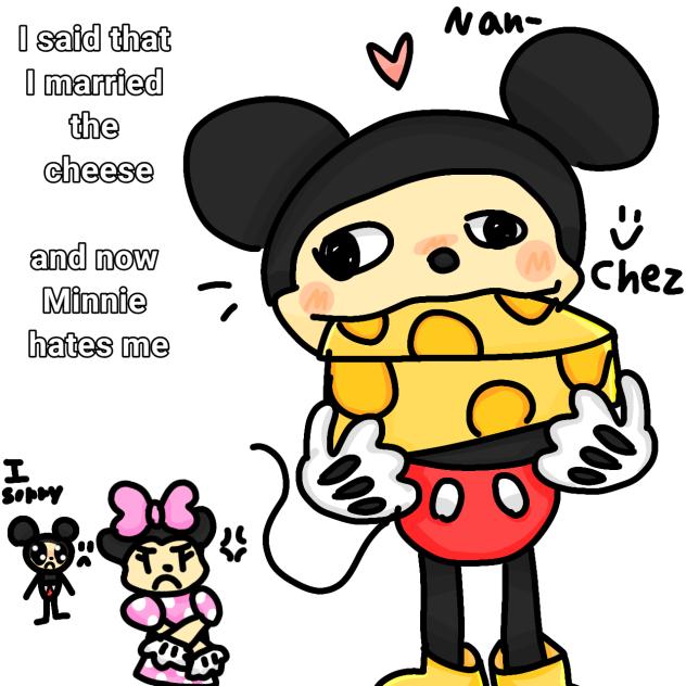 Random Ahh Mickey Mousey art 🐭🧀