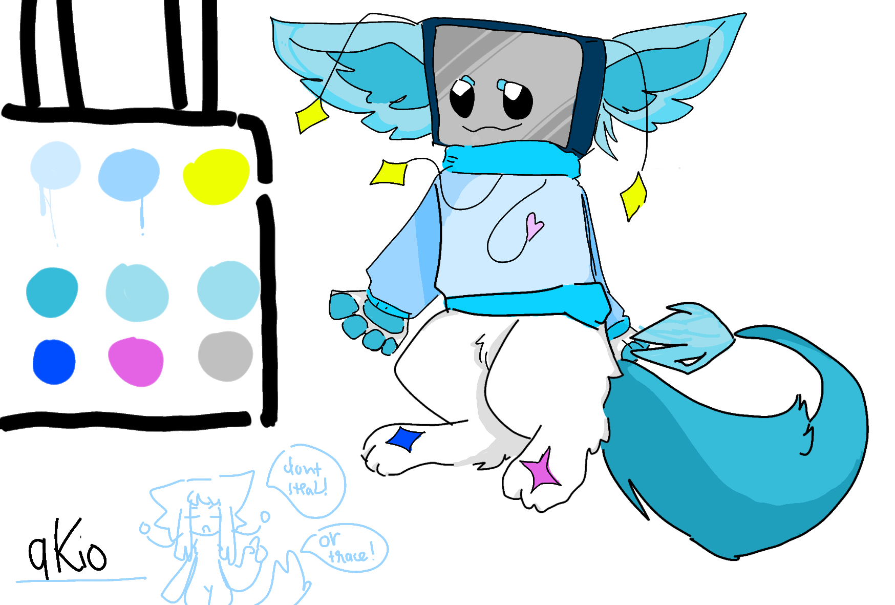 new oc again - akio. - ibisPaint