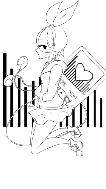 【メランコリック】線画 塗って欲しいです！！