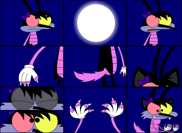 Joile Turns Into a Wereroach Comic