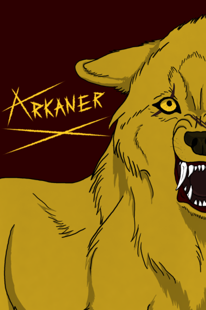 Arkaner Wolf Form (half-view)