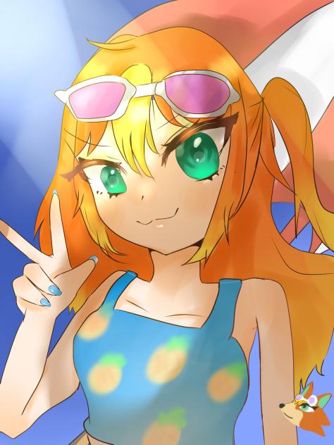 【あつ森】モニカ擬人化