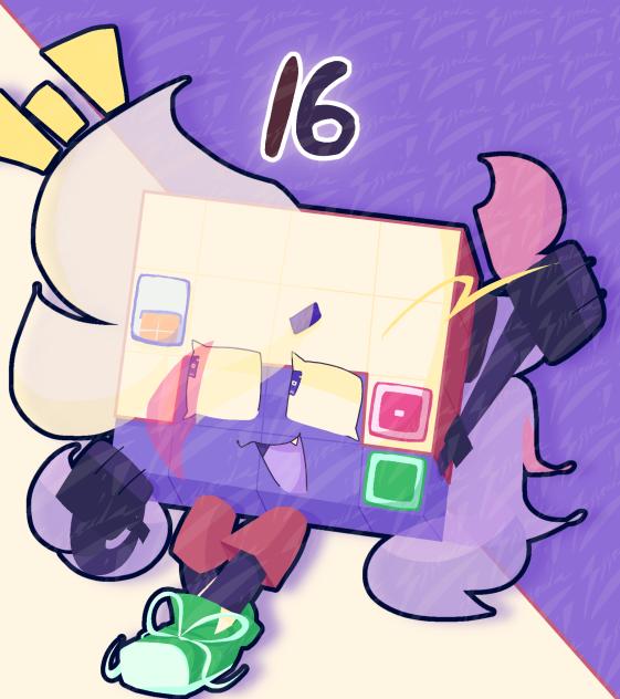 🟪16!⬜️