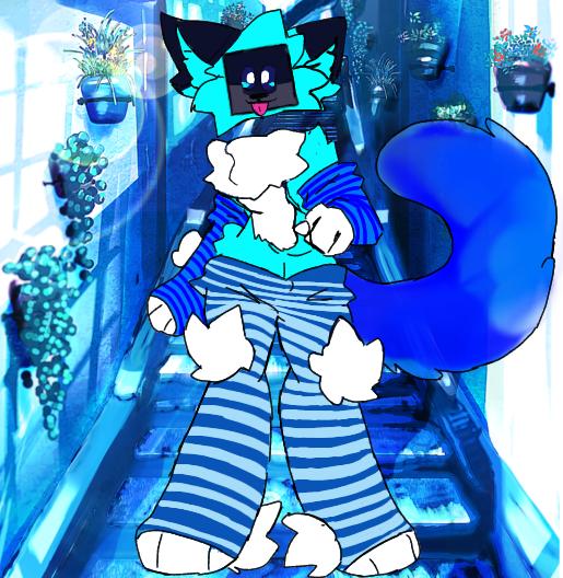 blue robotcat roblox