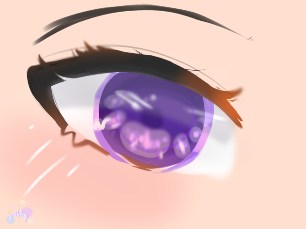 I tried to follow Alexa’s eye tutorial-