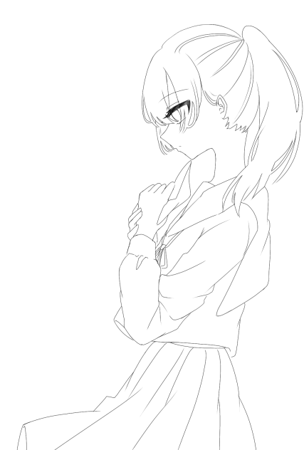 恋ごろも(線画)