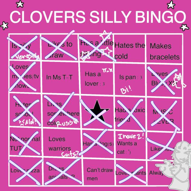 Clovers Bingo!
