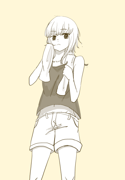お風呂上がり。