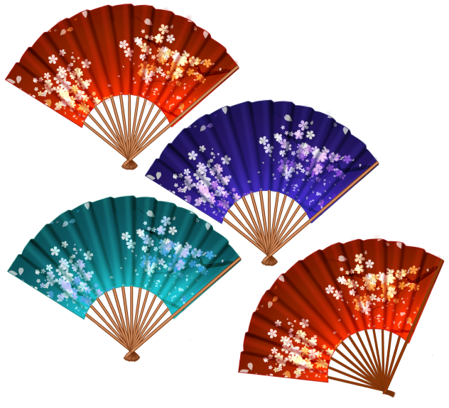 Sakura Folding Fan ibisPaint
