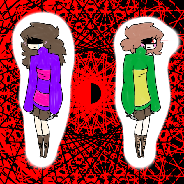 Angel and devil redraw
