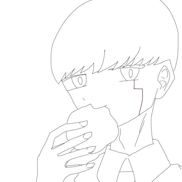 マッシュくん線画