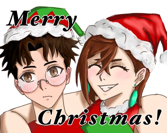 Merry Christmas! (Momo Ayase & Okarun)