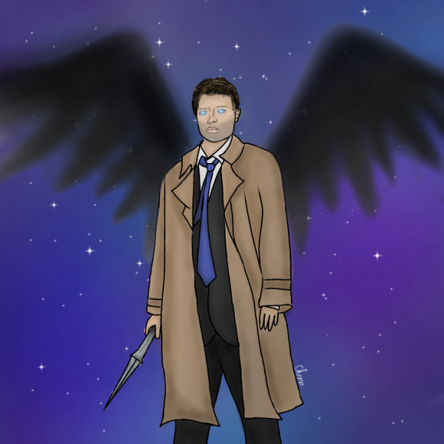 Castiel from Supernatural - ibisPaint