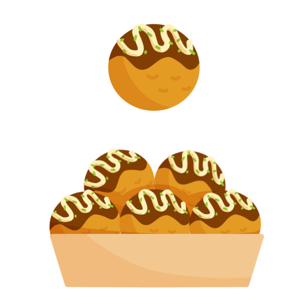 Takoyaki stickers