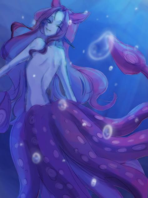 がんばって塗った昔作ったキメラの擬人化