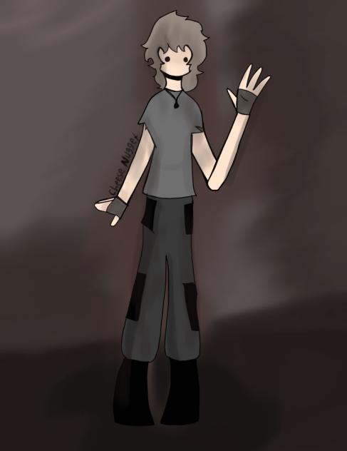 some weird emo drawing I made