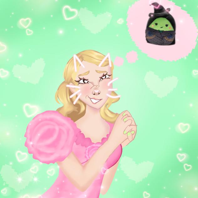 just a silly glinda drawing