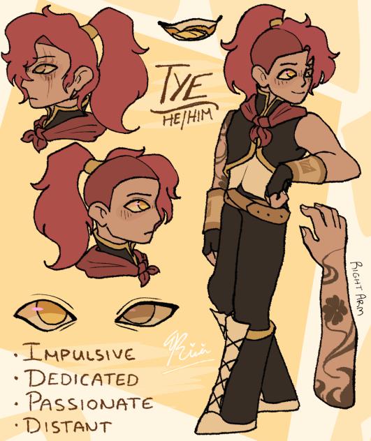 Tye Oc Reference Sheet