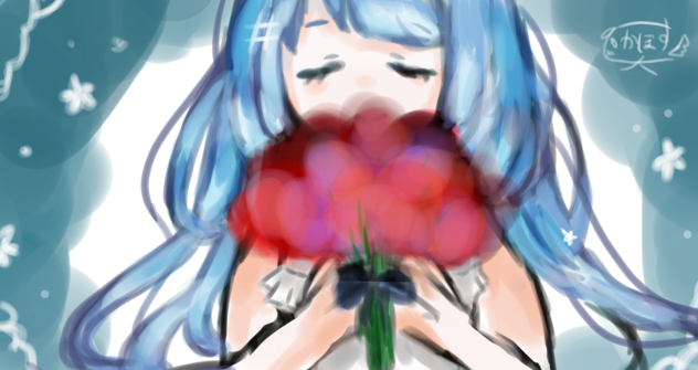 赤い花