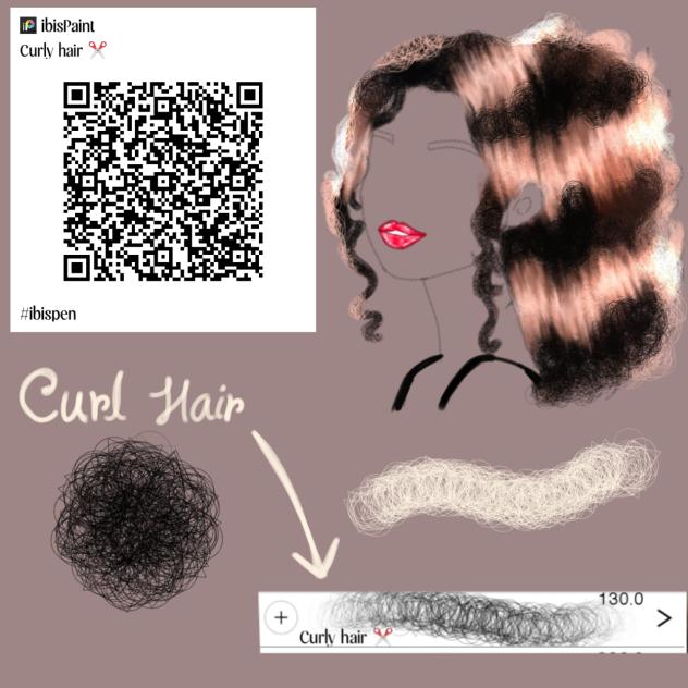 curly hair ➰ brush 🖌️