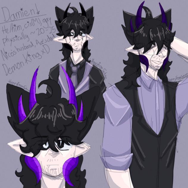sketches of damien