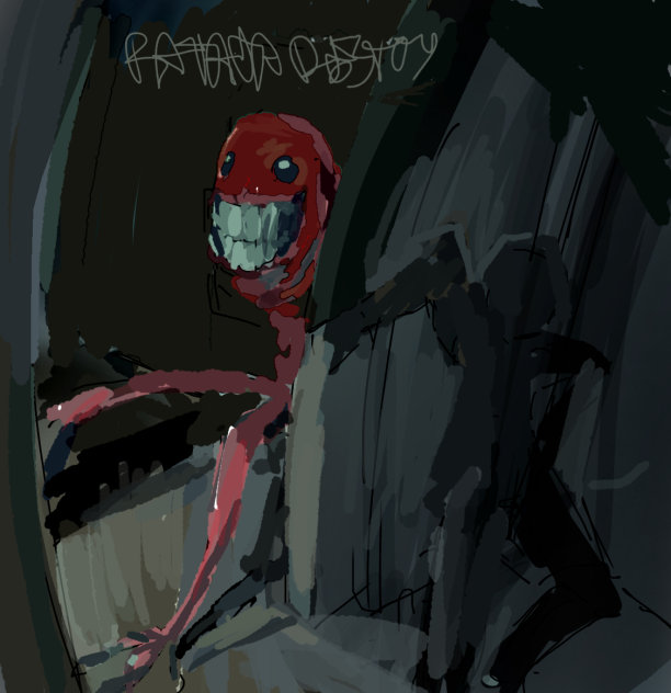 Why does the worm have legs and teeth