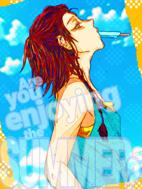 あーさん@スランプ様の線画塗り絵