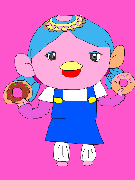名前はわからないがおかあさんといっしょのやつの好みの服着させたバージョン