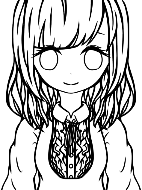 【線画】暗