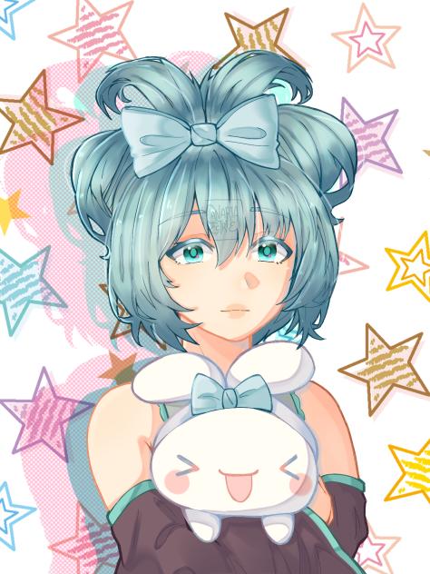 Miku × cinnamonroll