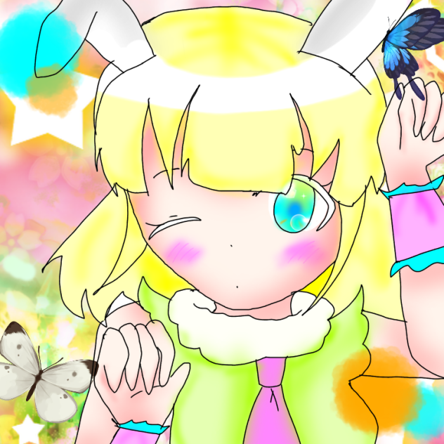 little bunny🐰   フリーアイコン