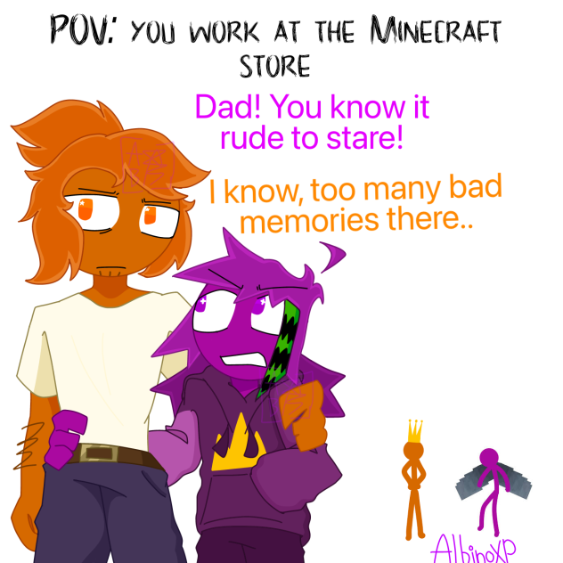 We serve Minecraft here sir