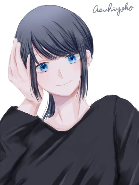 微笑み