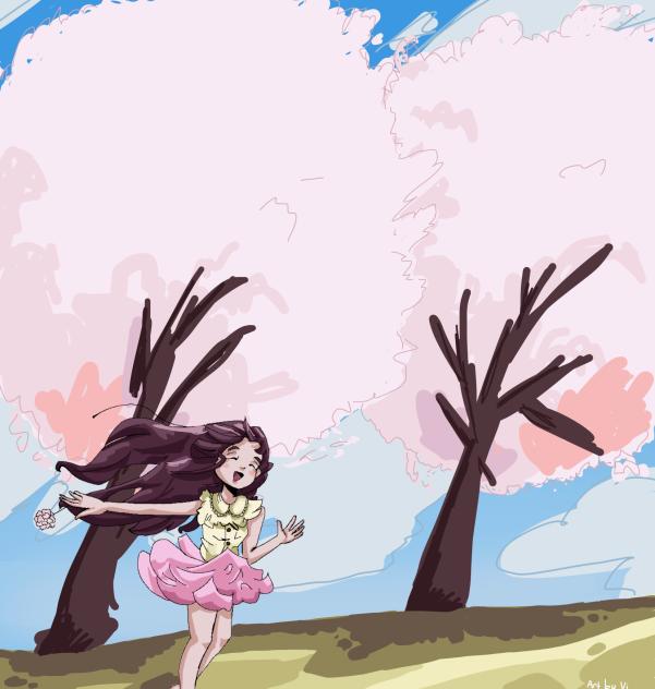 春。花の下で踊っている間、あなたはどこにいますか💮🍥