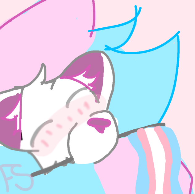 Trans lion 🏳️‍⚧️❤️
