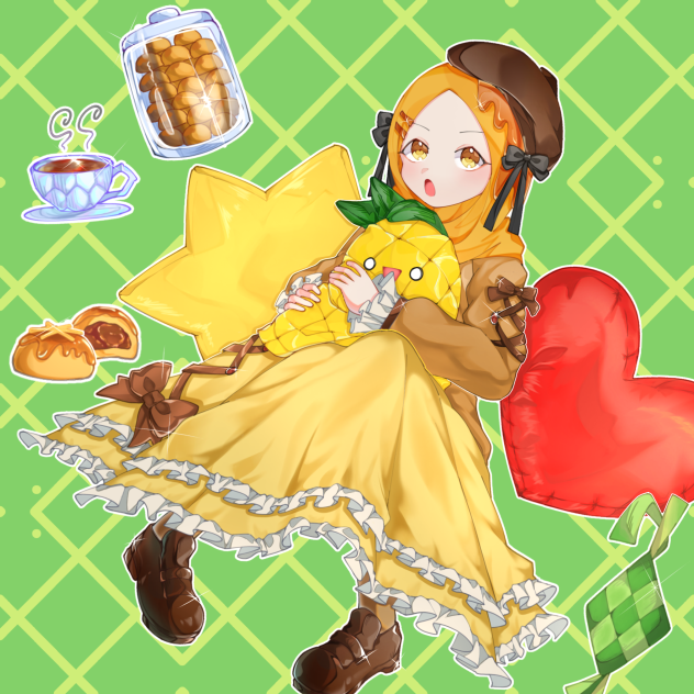 hijab x cookies (nastar)