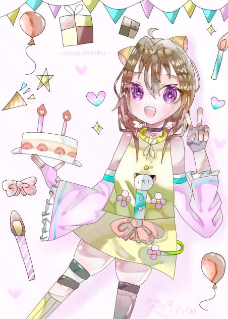 happy  birthday！自分！！