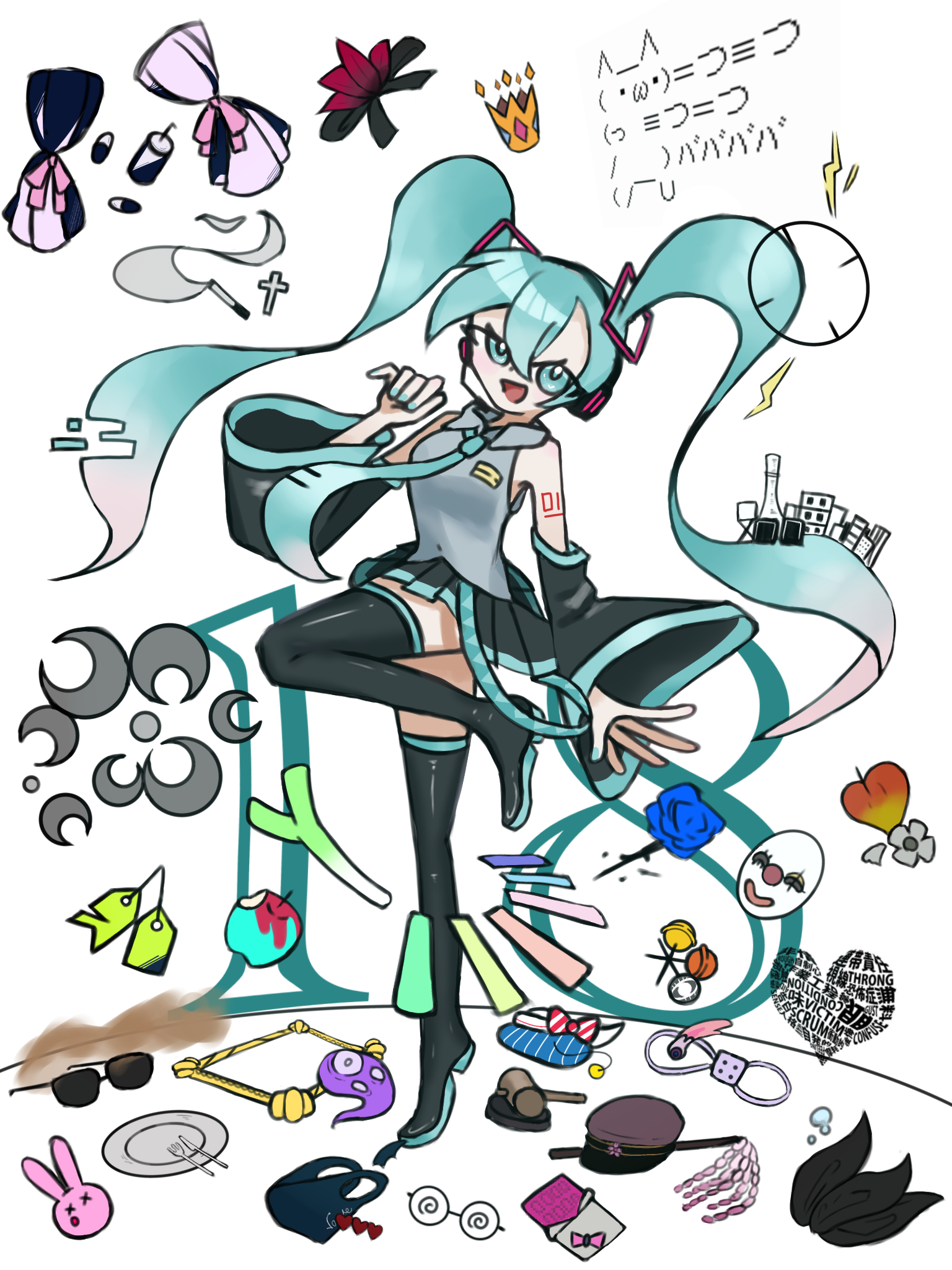 Y_i　ミク45点 限定販売】Lucrea(ルクリア) 機動戦士ガンダム45周年×初音ミク