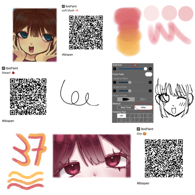 the brushes I use🍒 - ibisPaint