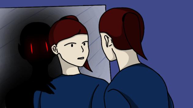Two Sides the reflection - ibisPaint