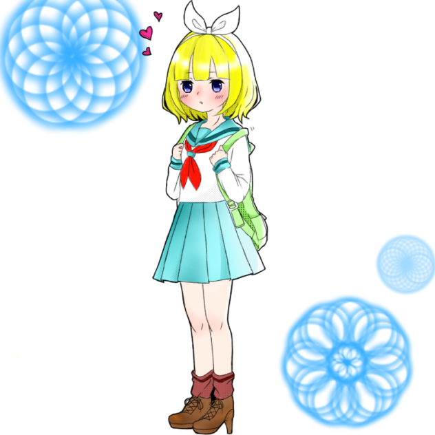 線画 お借りしました