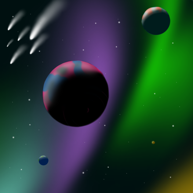 I made a galaxy #Rookie_In_Training